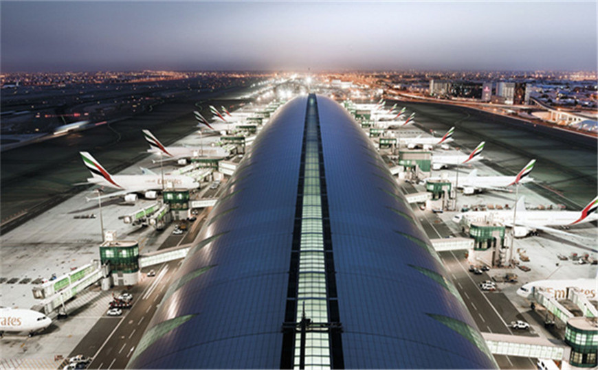迪拜机场公共通道
