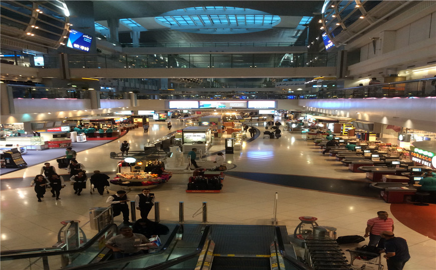 迪拜机场公共通道